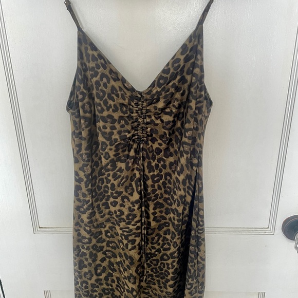 Zara animal print slip dress size XS - Picture 5 of 6